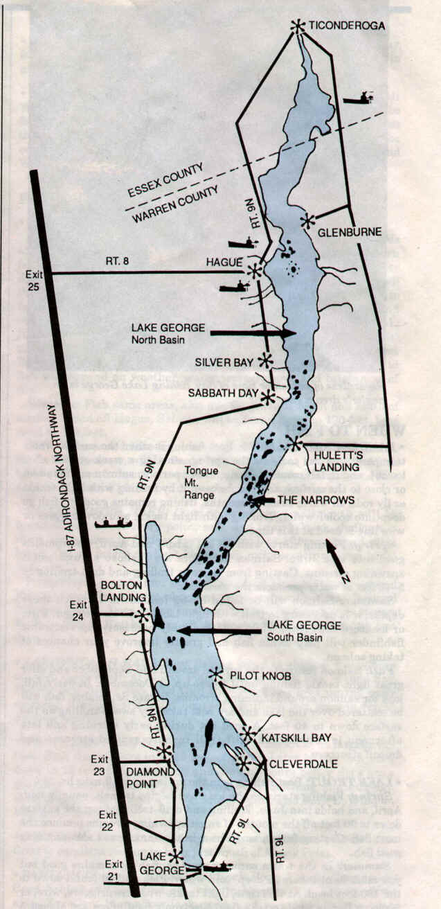 Lake George Map